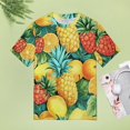 thumbnail image 4 of Lunarable Pineapple T Shirts Basic T-Shirt Short Sleeve Ladies Tee Shirt Summer Graphic Clothing, 4 of 6