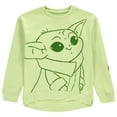 thumbnail image 3 of STAR WARS Girls Baby Yoda Crewneck Sweatshirt and Shorts Clothing Set- Little and Big Girl Sizes 4-16, Green, 14-16, 3 of 9