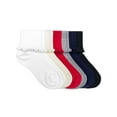 thumbnail image 7 of Jefferies Socks Womens Ruffle Cotton Knit Dress Slouch Scrunch Crew Cuff Ankle Socks 4 Pair Pack, 7 of 7