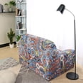 thumbnail image 3 of REGALWOVEN 3 Seater Sofa Cover Stretch Armchair Couch Cover, Colorful Geometry, 3 of 7