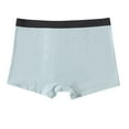 thumbnail image 4 of Jinhomg Men's Boxer Briefs Soft Comfortable Cotton Underwear Boxer Elastic Waistband Athletic Sport Underwear Briefs Clearance Items for Women Light Blue XXL, 4 of 7
