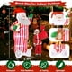 thumbnail image 3 of Wabolay Navidad inflable Papá Noel decoraciones al aire libre 8 pies gigante soplado patio inflables de Papá Noel lindo Navidad invierno explosiones luces LED decoración conejo para vacaciones fuera c, 3 of 5
