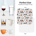 thumbnail image 6 of Vsdgher Halloween Dachshund Leather Coasters for Drinks, Durable Drink Coasters 4 Set for Tabletop Protection, Luxurious Home Décor and Housewarming Gift ( {designName})Square, 6 of 6
