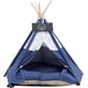 thumbnail image 1 of Tipi Chien Chat de Comgagnie avec Coussin,Tent Tipi de Luxe,Niche Chien et Chat Intérieur,Maisons pour Chat avec Petit Tableau Noir, 1 of 5