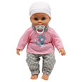 thumbnail image 4 of Dream Collection Juego de muñeca bebé de 16" con bolsa para pañales, 4 of 4