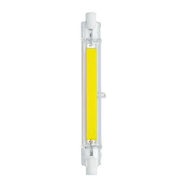 bøf igennem klassisk Glass Tube 15W Halogen Dimmable Lamp COB R7S Replace Bulb LED(78MM/Cold  White) - Walmart.com