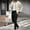 Set-A116Khaki, variant on Gamivast Men's 2 Piece Waffle-Knit Tracksuit Full Zip Bomber Jacket and Drawstring Pants Set Textured Athletic Outfit for Casual Daily Gym Workout Sporty Wear