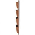 thumbnail image 3 of Four Slot Copper Fleur-de-lis Wall Mailbox, 3 of 4