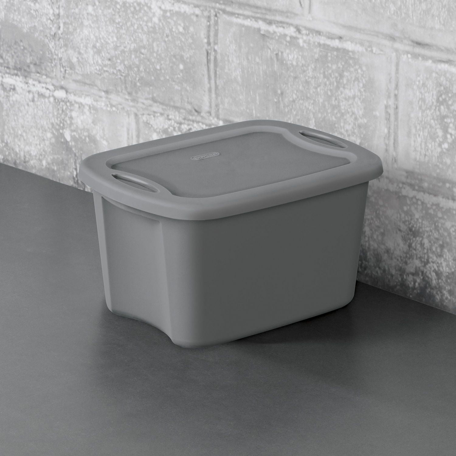 Sterilite 19L Tote Box- Gray, 19L