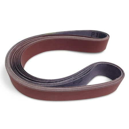 1 X 30 Inch Flexible Aluminum Oxide Sanding Belts, 12