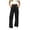Black, variant on Xdegoge Tween Girls Wide Leg Cargo Sweatpants High Waisted Baggy Lounge Pants with Pockets Elastic Waist Y2K Casual Streetwear Workout Trousers