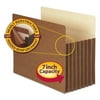 Smead 7" Exp Pocket with Tyvek, Straight, Letter, Manila/Redrope, 5/Box