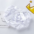 thumbnail image 3 of XFHLMJFF Toddler Baby Girls Bowknot Ruffle Solid Color Nappy Underwear Panty 12M, 3 of 9