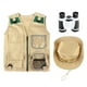 thumbnail image 2 of Juguetes para niños Kits de disfraces de explorador Binoculares Chaleco de carga y sombrero Juego de roles Disfraz de explorador de patio trasero para, 2 of 8