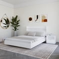 thumbnail image 4 of Nexera Harper Ensemble de Chambre à Coucher Flottant 3 Pcs, Blanc, Double, 4 of 8