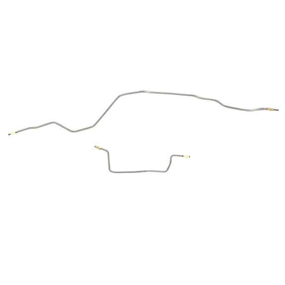 Rear Axle Brake Lines - Fits 97-01 Jeep Cherokee - Galfan Coated Steel - The Stop Shop