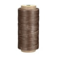 thumbnail image 1 of Unique Bargains 186 Yards 210D/1mm Leather Sewing Thread Polyester Waxed Cord, Coffee, 1 of 5
