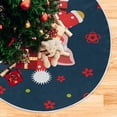 thumbnail image 5 of FMSHPON Cute Christmas Piggy Xmas Christmas Tree Skirt Stand Mat for Holiday Party Decoration Indoor Outdoor 36 inches, 5 of 6