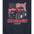 thumbnail image 3 of Case IH - Magnum Distressed Flag  - Men's Crew Fleece Sweatshirt, 3 of 5