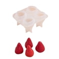 thumbnail image 2 of Silicone Mould 3D Strawberry Scened Candle Molds Handmade Soap Molds Baking Molds Casting Molds for Cake Decoration, 2 of 8
