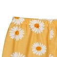 thumbnail image 4 of Toddler Baby Girl Bell Bottom Flared Pants Daisy Ruffle Pants Leggings Trousers, 4 of 6