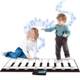 thumbnail image 7 of Coolplay Kids Musical Piano Mat Dance Mat Baby Playmat Keyboard Toys for Boys Girls, 43x14 inches, 7 of 7