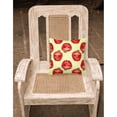 thumbnail image 2 of Carolines Treasures BB7516PW1818 Watercolor Apples and Polkadots Fabric Decorative Pillow  18H x18W multicolor, 2 of 2