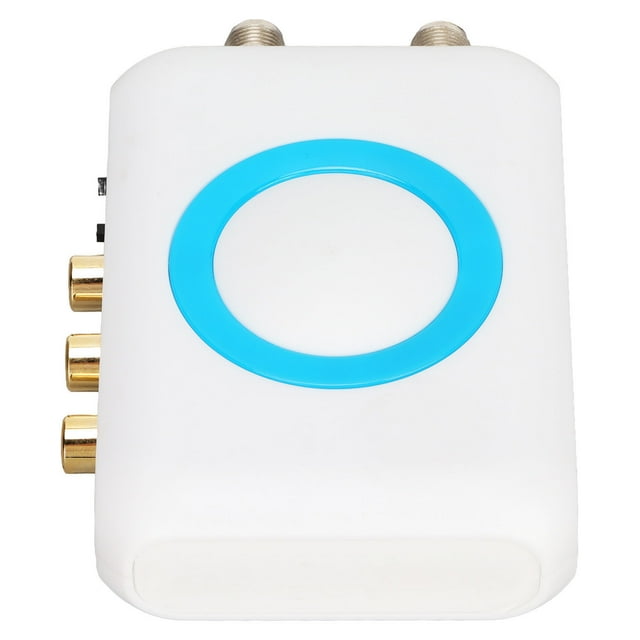 RF Modulator, Small Clear Image AV Demodulator Energy Saving for CATV for Computer for Projector