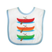 Inktastic Canoe Boating Canoeing Boys or Girls Baby Bib