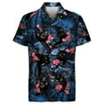 thumbnail image 4 of Funny Tropical Cat Hawaiian Shirts for Men Summer Beach Cats Button Down Mens Casual Hawaiian Shirts Short Sleeve 2, 4 of 7