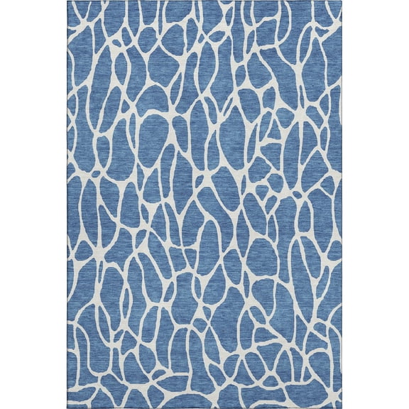 Dalyn Rugs Premium Machine Washable Mayfield AMF1024 Blue 3' x 5' Rug