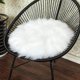 thumbnail image 1 of Funda de lana esponjosa versátil, respaldo de cuero antideslizante, alfombra de oveja totalmente natural para funda de silla, alfombra suave para dormitorio y sala de estar, tacto lujoso, cálido y, 1 of 5
