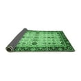 thumbnail image 2 of Ahgly Company Indoor Rectangle Abstract Emerald Green Modern Area Rugs, 7' x 10', 2 of 4