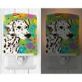 thumbnail image 2 of Caroline's Treasures SS4814CNL Dalmatian Easter Eggtravaganza Ceramic Night Light, 6x4x3", multicolor, 2 of 2