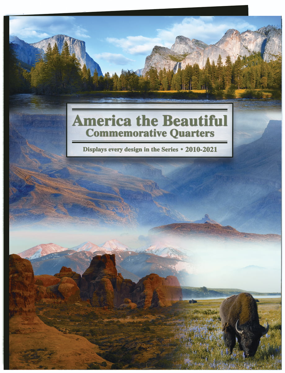 America The Beautiful Commemorative Quarter Folder 2010-2021 