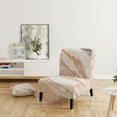 thumbnail image 3 of Designart "Copper Shabby Dreams" Upholstered Shabby Chic Accent Chair - Arm Chair, 3 of 5