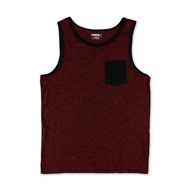 Tony Hawk - Camiseta sin mangas para hombre, color rojo, grande Tony Hawk Camiseta sin mangas