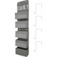 thumbnail image 3 of Organizador para colgar sobre la puerta con 5 bolsillos grandes, 5 capas divisibles, para detrás de la puerta, con ventana transparente, organizador de almacenamiento colgante con 4 ganchos, 62,5 ×, 3 of 8