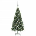 thumbnail image 2 of vidaXL Artificial Pre-lit Christmas Tree with Ball Set Xmas Tree Decoration, 2 of 104