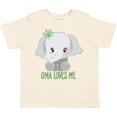 thumbnail image 3 of Inktastic Oma Loves Me- cute elephant Boys or Girls Toddler T-Shirt, 3 of 5