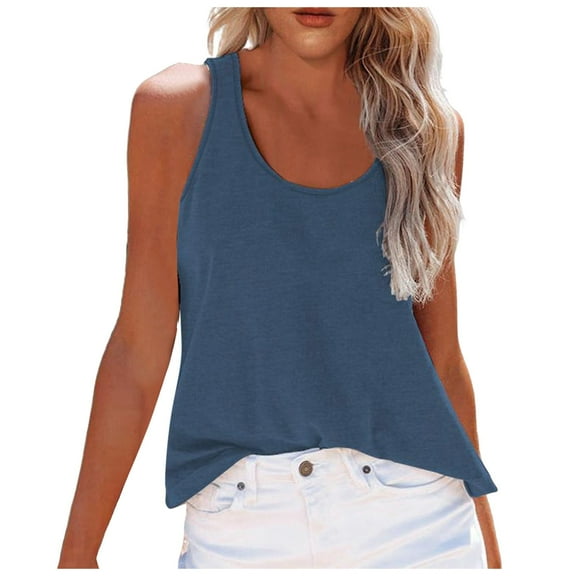 Tank Top Women Tank Top for Women Stylish Women's Sleeveless Tops Casual Blouses for Everyday Wear Slim Fit O-Neck T-Shirts Comfortable and Versatile Design
