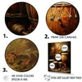 thumbnail image 3 of Designart "Earthy Umber Djembe Adventure" Music Wall Decor, 3 of 7