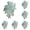 A, variant on 50 Pcs Luminous Glow in The Dark Pebbles 10 Pcs, Decorative Rocks Shell Starfish Shape for Fish Tank Garden Walkway Table Vase Filler, Home Decorative Objects