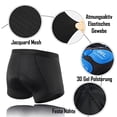 thumbnail image 3 of 1 Stück Fahrradunterwäsche Herren Gepolsterte Gel-Fahrradhose mit Polsterung Bike Liner Shorts Unterhose Anti-Rutsch Zhivalor CWY-1720, 3 of 5