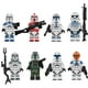 thumbnail image 1 of Mini figuras de película, 8 piezas Mini figuras de película Figuras de película de bloques de construcción Características líderes de clase de bloques de construcción, 1 of 5