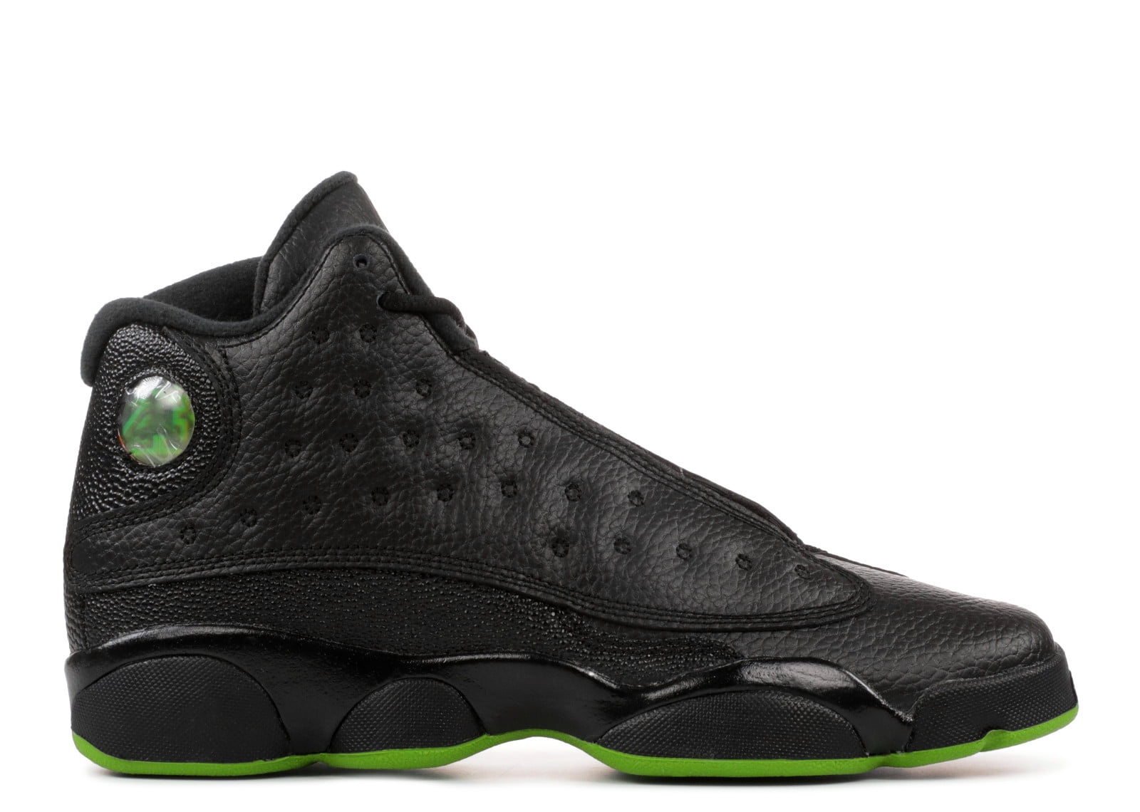 green and white jordan 13