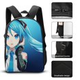 thumbnail image 3 of Hatsune Miku Backpack Learning Legend Bookbag with Heroic Lunch Companion, 3 of 4