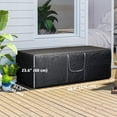 thumbnail image 3 of Outsunny Sac de Rangement pour Coussins de Patio 840L, Noir, 3 of 10