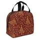 thumbnail image 2 of Easygdp Christmas Tree On A Red Background Bolsa Térmica Premium - Tela Oxford Impermeable, Gran Capacidad, Bolsillo Frontal, Unisex para Trabajo, Escuela, Actividades al Aire Libre y Picnics, 2 of 8
