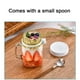 thumbnail image 4 of Portable Handle Oats Jars, Oats Container With Lid And Spoon, 10 Ounce Grain, Milk, Vegetable And Fruit Vegetables Storage Containers (2PC, 4 of 7